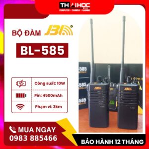 MÁY BỘ ĐÀM JBL BL-585. TỰ DÒ TẦN SỐ. MÀN HÌNH ĐÈN LED BÁO KÊNH+PIN